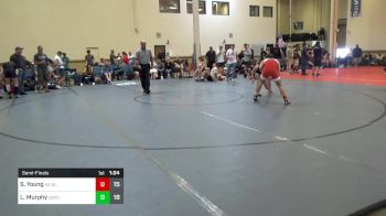 145 lbs Semifinal - Shawn Young, HS Gladiators vs Londen Murphy, HS Team Gotcha