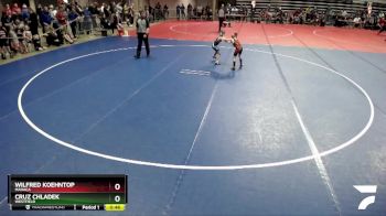 65 lbs Semifinal - Cruz Chladek, Westfield vs Wilfred Koehntop, MAHACA