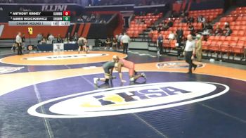 2A 165 lbs Champ. Round 1 - James Wojcikiewicz, Bethalto (Civic Memorial) vs Anthony Kinney, Glen Ellyn (Glenbard South)