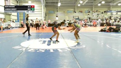 132 lbs Rr Rnd 2 - Dovi Magee, AK Wrestling Foundation - HSG vs Lamiah Berry, Orchard South Girls - HSG
