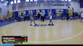 195 Gold Round 4 - Ansel Cervantes, South Dade vs Hunter Fuentes, Southwest Miami