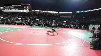 114 lbs Cons. Round 3 - Carter Valentine, BAB1 vs Wade Trout, Unattached