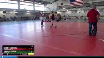 112 lbs Round 2 (4 Team) - Mia Hotchkiss, Ohio vs Jaden Breeden, Missouri Red