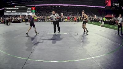 D2-132 lbs Semifinal - Jackson Blum, Lowell HS vs Maxx Krug, De La Salle Collegiate