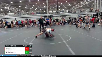 98 lbs Round 7 (8 Team) - Nathan Matthis, Steller Trained Pyke Syndicate vs Gabe Roman, Team Shutt GT