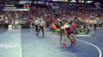 1A-126 lbs Cons. Round 4 - Jaxson Page, Alta/Aurelia vs Walker Riggan, Louisa-Muscatine