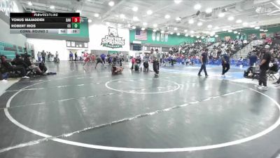 175 lbs Cons. Round 2 - Robert Rios, Canyon Springs vs Yonus Majaddidi, Santiago Corona