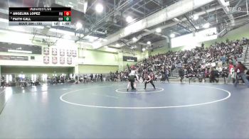 130 lbs Cons. Round 2 - Faith Call, El Camino Real vs Angelina Lopez, FREMONT