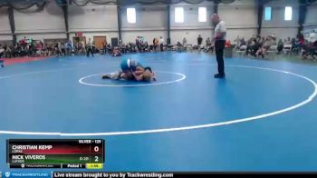 125 lbs Cons. Round 2 - Nick Viveros, Luther vs Christian Kemp, Loras