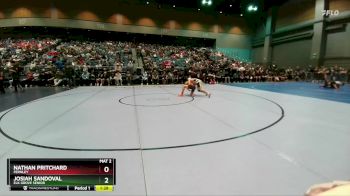 126 lbs Quarterfinal - Nathan Pritchard, Fernley vs Josiah Sandoval, Elk Grove Senior