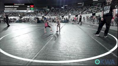 46 lbs Consi Of 8 #1 - Genevieve Foust, Shelton Wrestling Academy vs Magnolia Law, Morrison Takedown Club