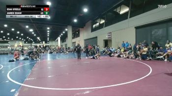 70 lbs Round 5 (6 Team) - Esai Steele, Moyer Elite vs James Shaw, Alabama Elite Gold