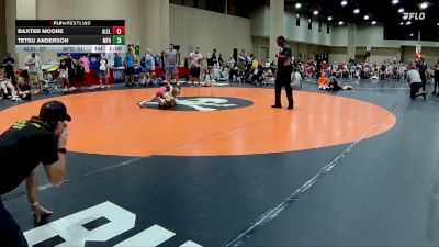 55 lbs Round 6 (8 Team) - Baxter Moore, Alabama Elite Black vs Tetsu Anderson, MF Dynasty