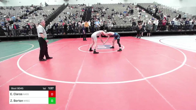 149-A lbs Quarterfinal - Edwin Claros, Nassau vs Zachary Borton ...