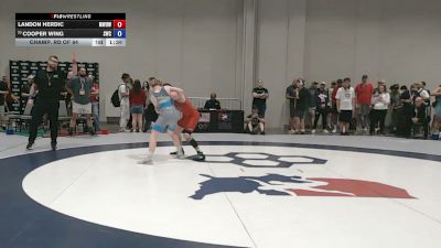 65 kg Champ. Rd Of 64 - Landon Herdic, Metro West United Wrestling Club vs Cooper Wing, Suples Wrestling Club