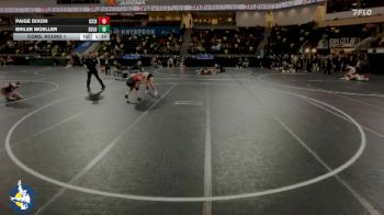 135 lbs Cons. Round 1 - Brilee Moeller, Solon vs Paige Dixon, Iowa City High