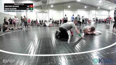 73 lbs Consolation - Grayson Gillham, Team Conquer Wrestling vs Aidan Slagter, Honey Badgers Wrestling Club