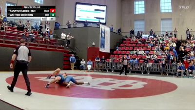 157 lbs Cons. Round 2 - Cooper Ledbetter, McCallie School vs Ashton Johnson, Boyd Buchanan High School