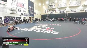 150 lbs Cons. Round 1 - Gunnar Williamson, Burlington vs Joseph Gavica, Selah