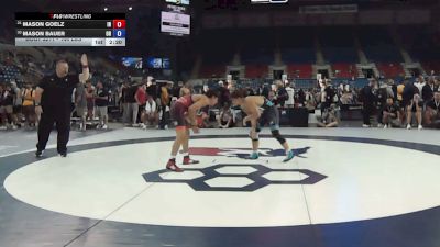 144 lbs Cons. Rd Of 16 - Mason Goelz, Indiana vs Mason Bauer, Ohio