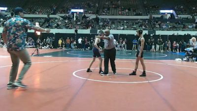 Rookie 6-8 110 Cons. Round 2 - Liam Tonkinson, Jolliff Middle School vs Brody Wise, Raider Nation Wrestling Club