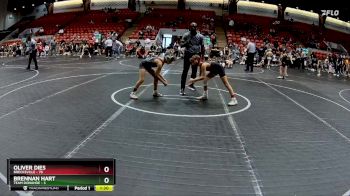 76 lbs Quarterfinal - Brennan Hart, Team Donahoe vs Oliver Dies, Brecksville