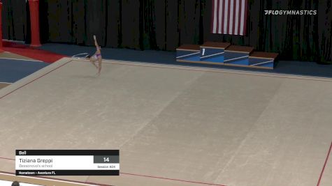 Tiziana Greppi - Ball, Bessonova's school - 2021 Rhythmic Elite Qualifier