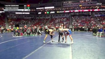 3A-190 lbs Quarterfinal - Brayden Koester, Bettendorf vs Dalton Zednichek, Marshalltown