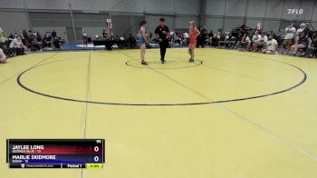 95 lbs Semis & 3rd Wb (16 Team) - Jaylee Long, Georgia Blue vs Marlie Skidmore, Idaho