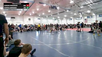 102 lbs Semifinal - Carson Wissinger, Pursuit-HS vs Austin Carrodus, Jacket Wrestling Club-HS
