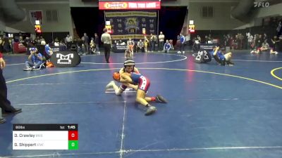 80 lbs Quarterfinal - Donald Crawley, Bristol Township vs George Shippert, State College