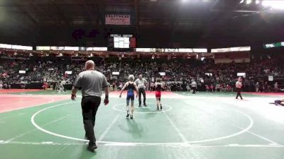 90 lbs Semifinal - Kolton Hartman, TOM2 vs Hunter Turner, BKV1
