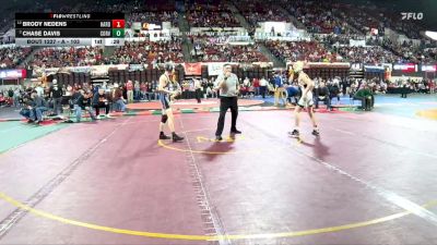 A - 103 lbs Cons. Round 2 - Chase Davis, Corvallis vs Brody Nedens, Hardin