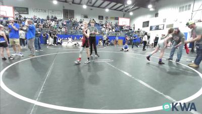 67 lbs Consolation - Tucker Pruett, Smith Wrestling Academy vs Kapri Bruens, Carl Albert