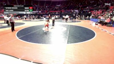 2A 106 lbs Quarterfinal - Symon Woods, Washington vs Ray Long, Niles (Notre Dame)