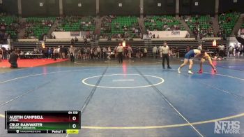 6A 150 lbs 1st Place Match - Cruz Rainwater, Mortimer Jordan HS vs Austin Campbell, Athens