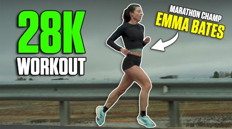 Emma Bates CRUSHES Final Hard Workout Before Boston Marathon | Workout Wednesday Presented by COROS