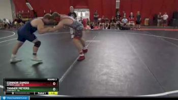 220 lbs Round 2 (4 Team) - Connor Zamzo, Detroit Lakes vs Tanner Meyers, Canton A