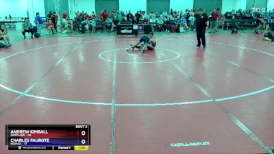 130 lbs Round 1 (8 Team) - Andrew Kimball, Maryland vs Charles Faurote, Indiana