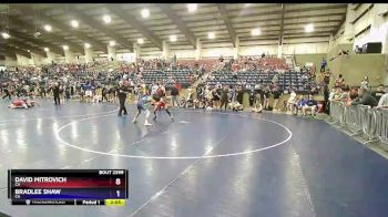 100 lbs 3rd Place Match - Julian Canez, AZ vs Rave Morby, UT