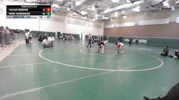 140 lbs Semifinal - Lillian Zediker, Etiwanda vs Ruby Dominguez, Mira Costa
