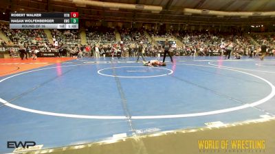 61 lbs Round Of 16 - Robert Walker, Fitness Fight Factory Wrestling Club vs Hagan Wolfenberger, Keystone Wrestling Club