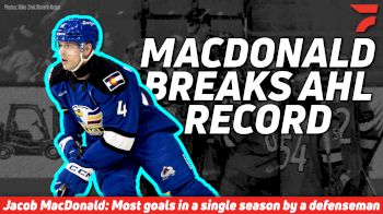 AHL RECORD: Jacob MacDonald Breaks Record For Single-Season Goals By A Defenseman | Colorado Eagles