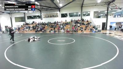 207 lbs Round 1 - Mackenzie Weatherford, Manchester vs Nomaneta Iopu, Huntingdon