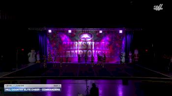 Hill Country Elite Cheer - Commanders [2025 L1 Junior Day 1] 2025 Cheer Power Holiday Showdown Houston