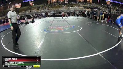 132 lbs Champ. Round 2 - Xavier Albo, Jesuit vs Isfandier Sharipov, Osceola (Kissimmee)