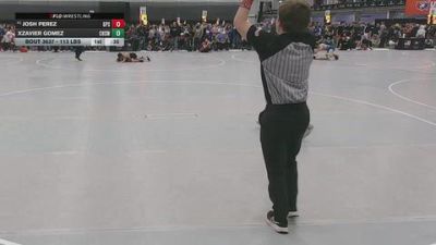 113 lbs 7th Place Match - Josh Perez, GPS vs Xzavier Gomez, Cleveland High School Wrestling