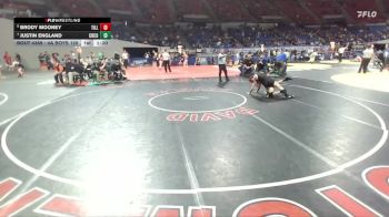 4A Boys 120 lbs 5th Place Match - Brody Mooney, Tillamook Boys vs Justin England, Crook County Boys