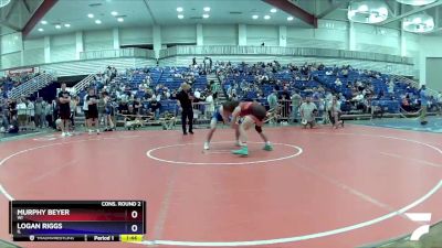 138 lbs Cons. Round 2 - Murphy Beyer, WI vs Logan Riggs, IL