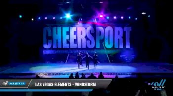 Las Vegas Elements - Windstorm [2021 L2 Junior - D2 - Small - B Day 2] 2021 CHEERSPORT National Cheerleading Championship
